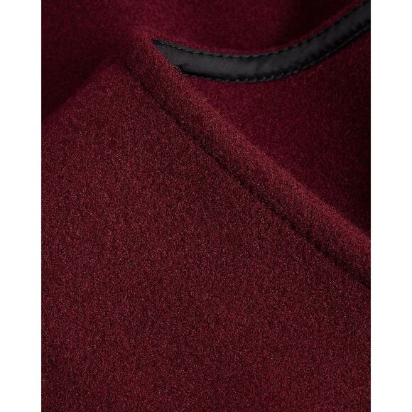 Expeess Faux Wool Color Block Belted Cape Coat M/L - Picture 5 of 8